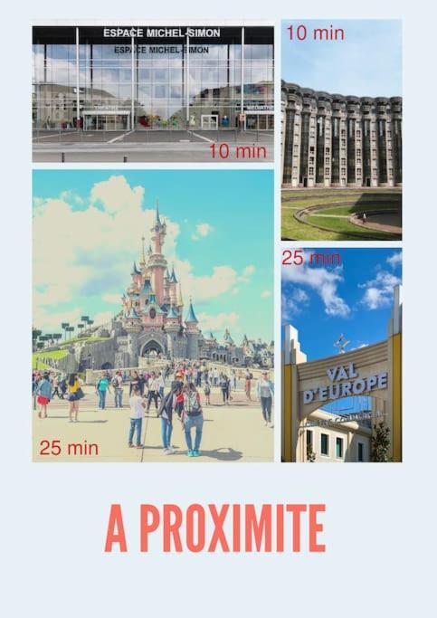 Appartement Proche De Disneyland & Paris Noisy-le-Grand Εξωτερικό φωτογραφία